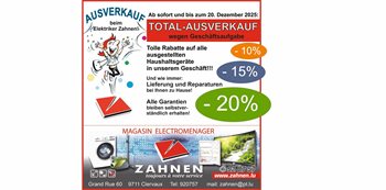 FERMETURE DU MAGASIN