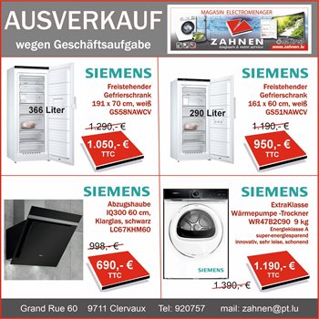 SOLDES POUR FERMETURE